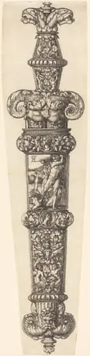 Design for a Dagger Sheath with Cain and Abel