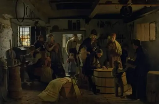 The Bailiff Calls on a Poor Cooper in Salling