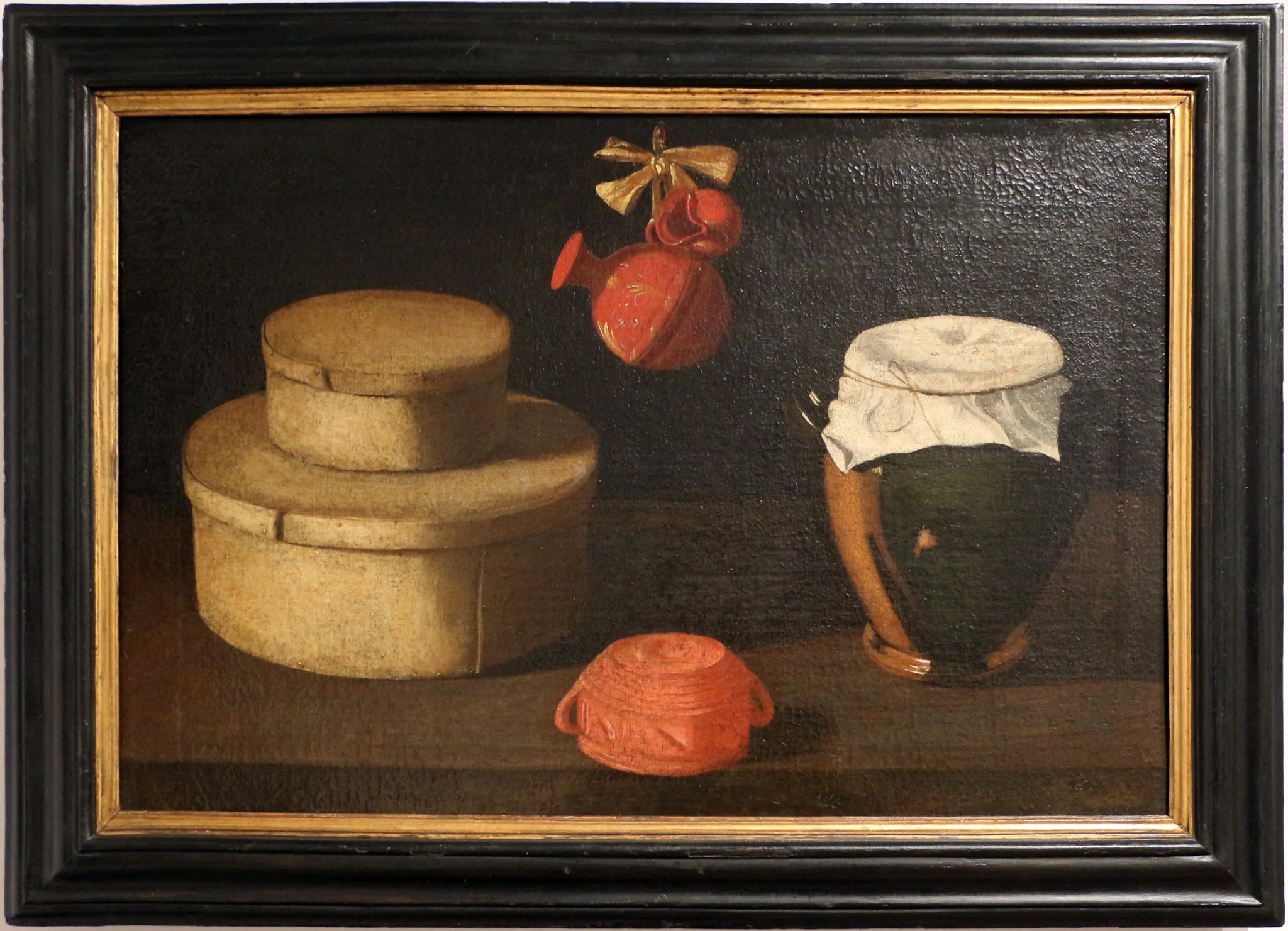 still life with boxes and crockery, by Josefa de Óbidos, unspecified, 1655