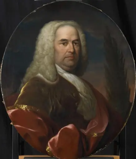Portrait of Hugo du Bois, Director of the Rotterdam Chamber of the Dutch East India Company, elected 1734