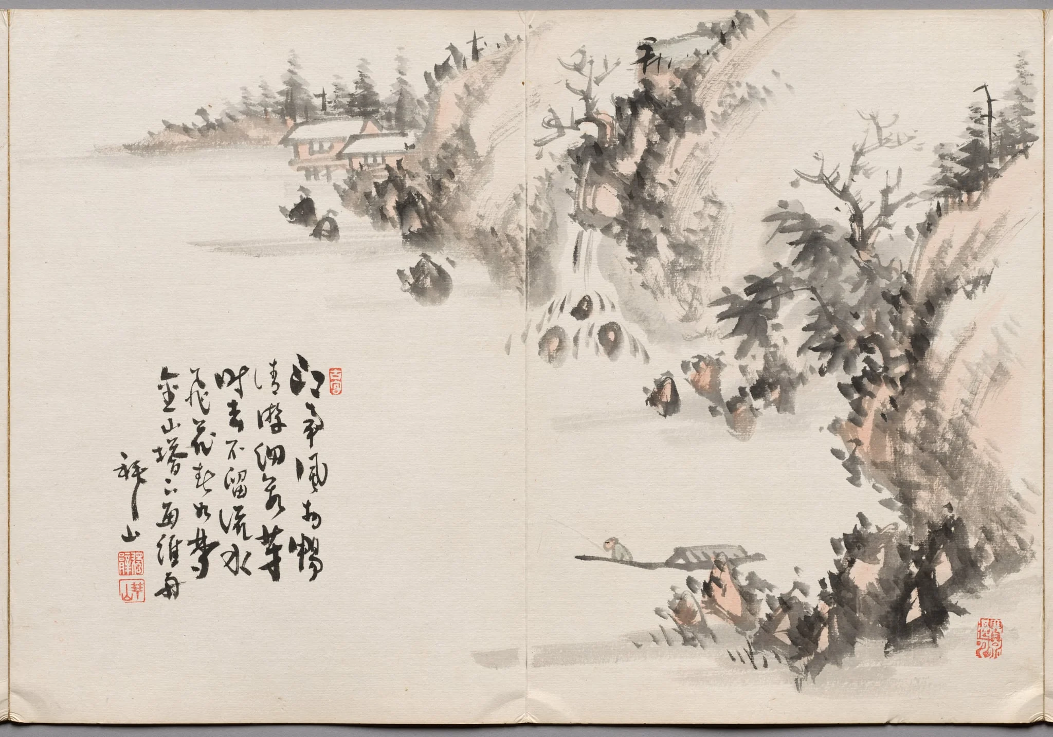 Painting Two from Album of Paintings by Haizan, by Yoshitsugu Haizan, unspecified, 1892