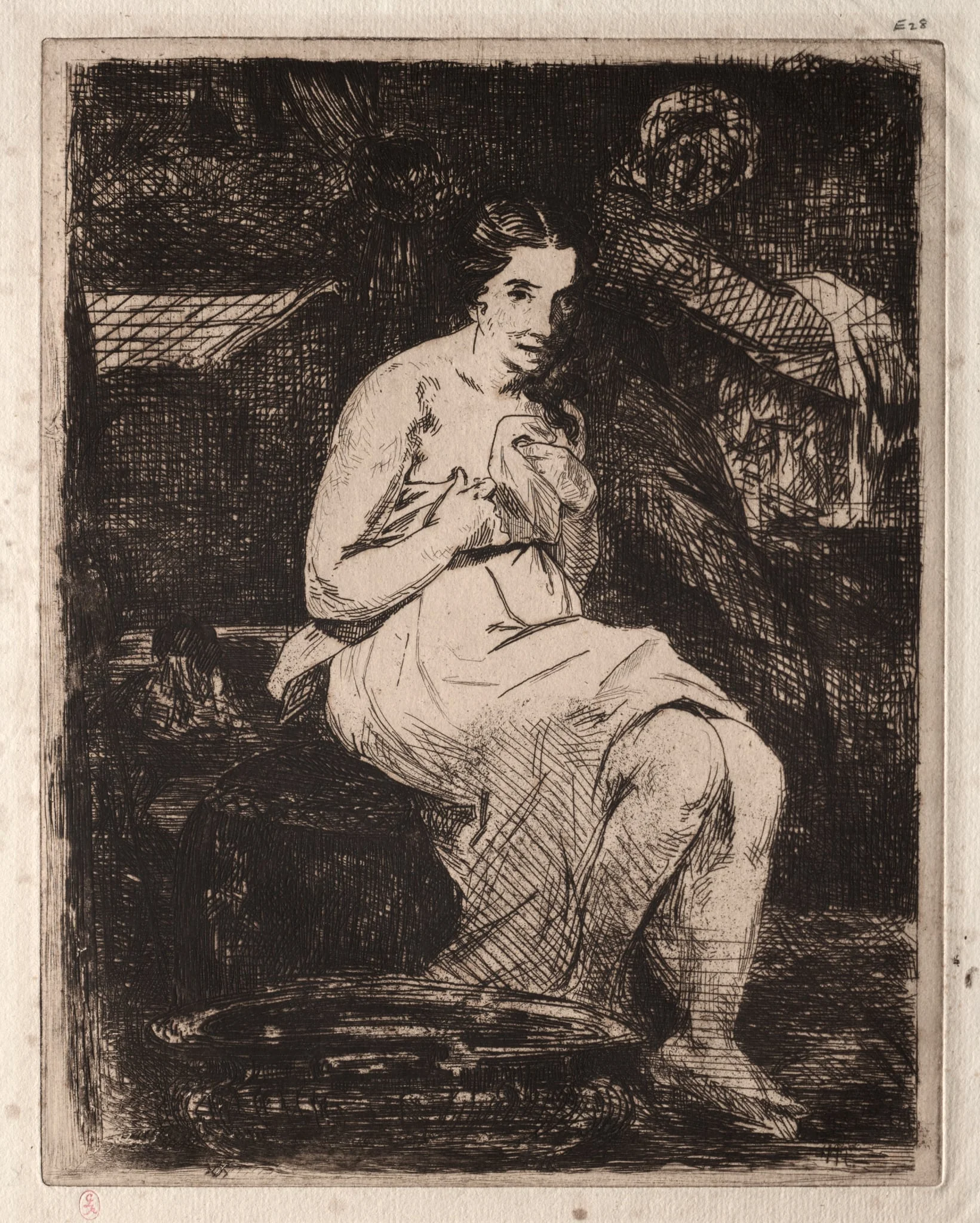 La Toilette, by Edouard Manet, 1862