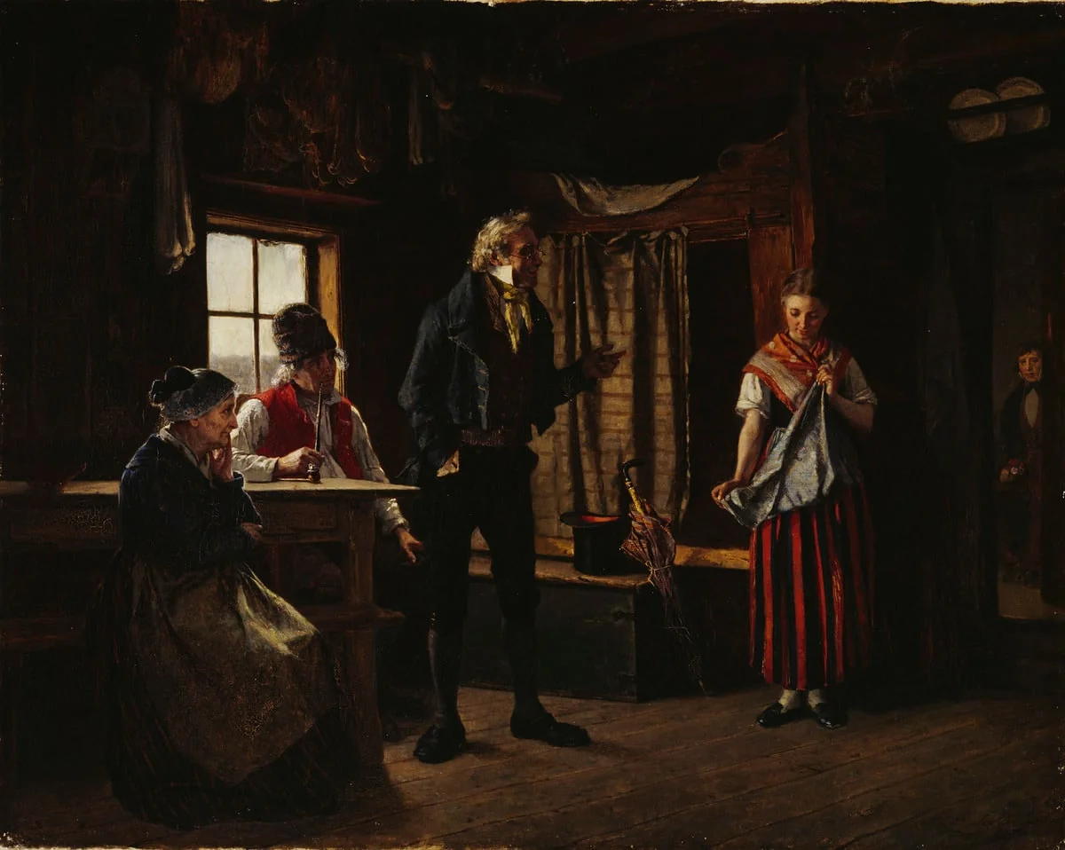 Kosinta Ahvenanmaalla, by Karl Jansson, unspecified, 1870