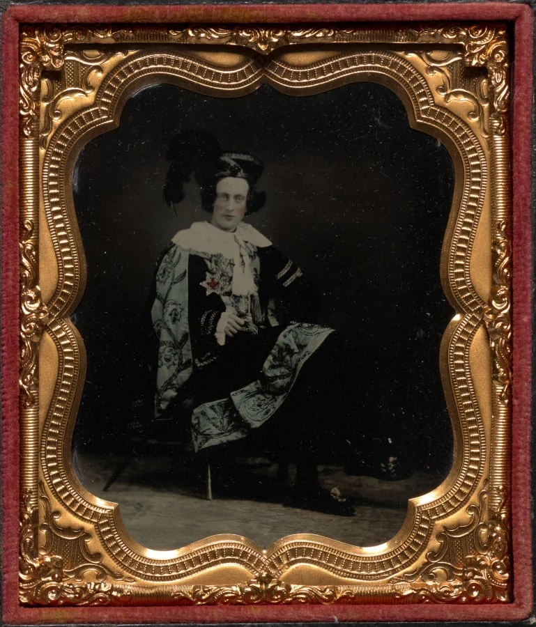 Shakespearean Actor, by Unknown, 1860