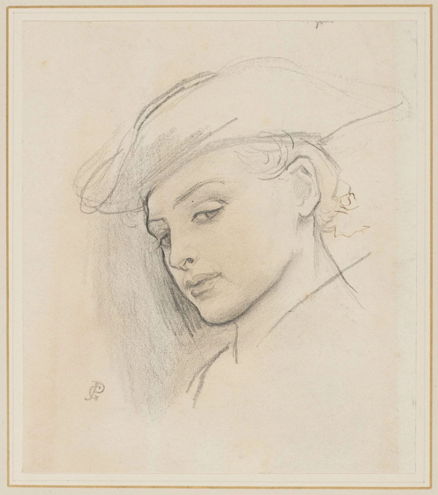 Studies of Heads, by George John Pinwell, 1875