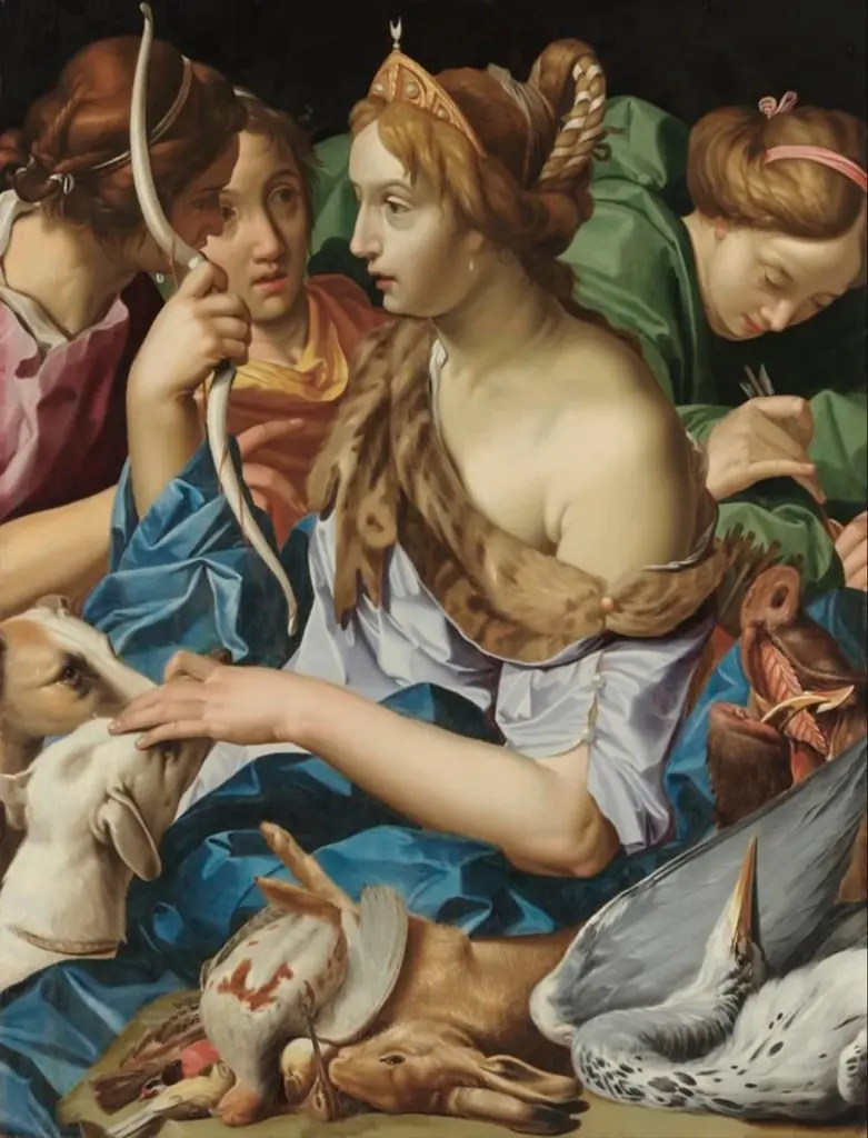 Diana and her Companions, Diana after the Chase