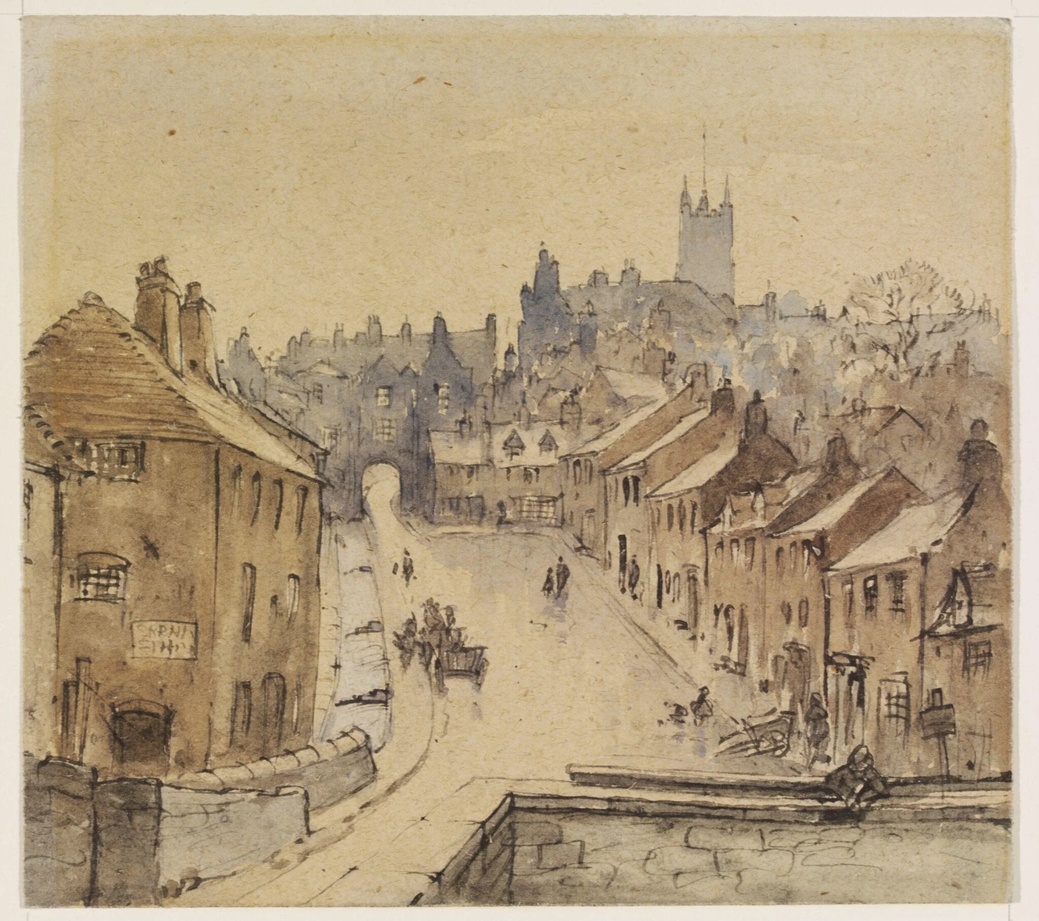 Ludlow, by Musman, watercolor, 1942