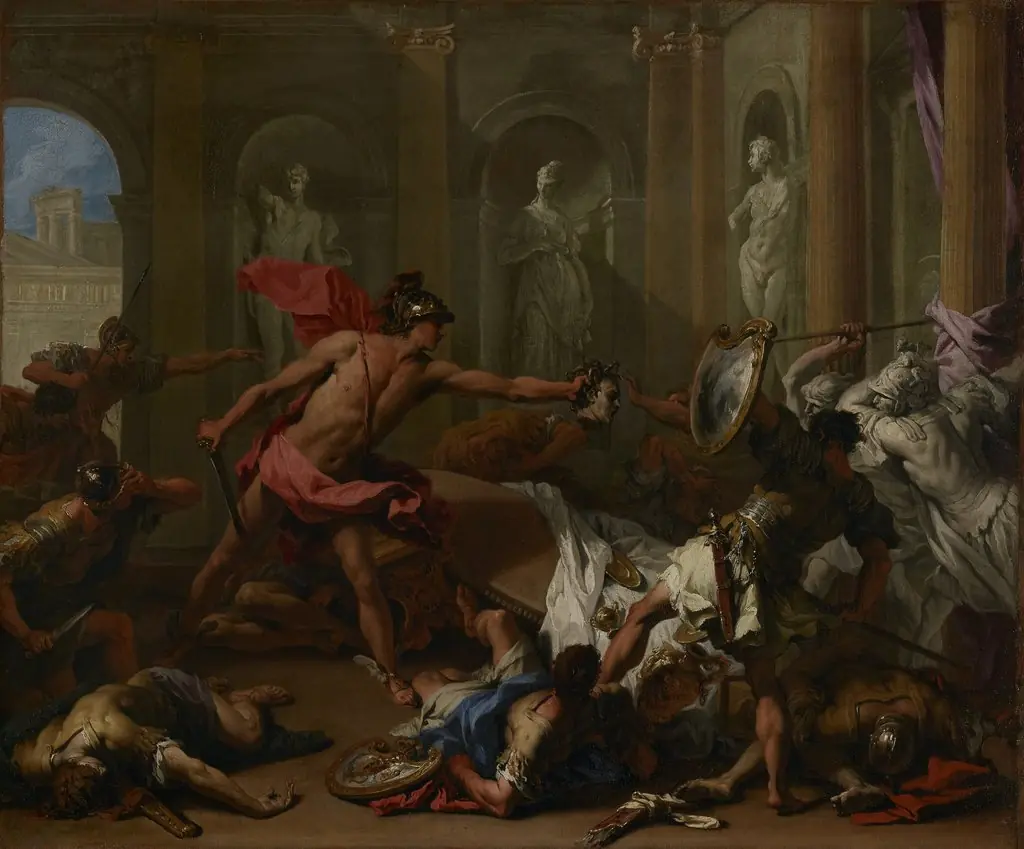 Perseus Confronting Phineus with the Head of Medusa