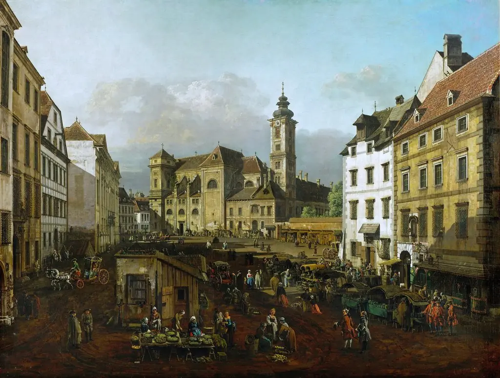 The Freyung in Vienne, from the South-East