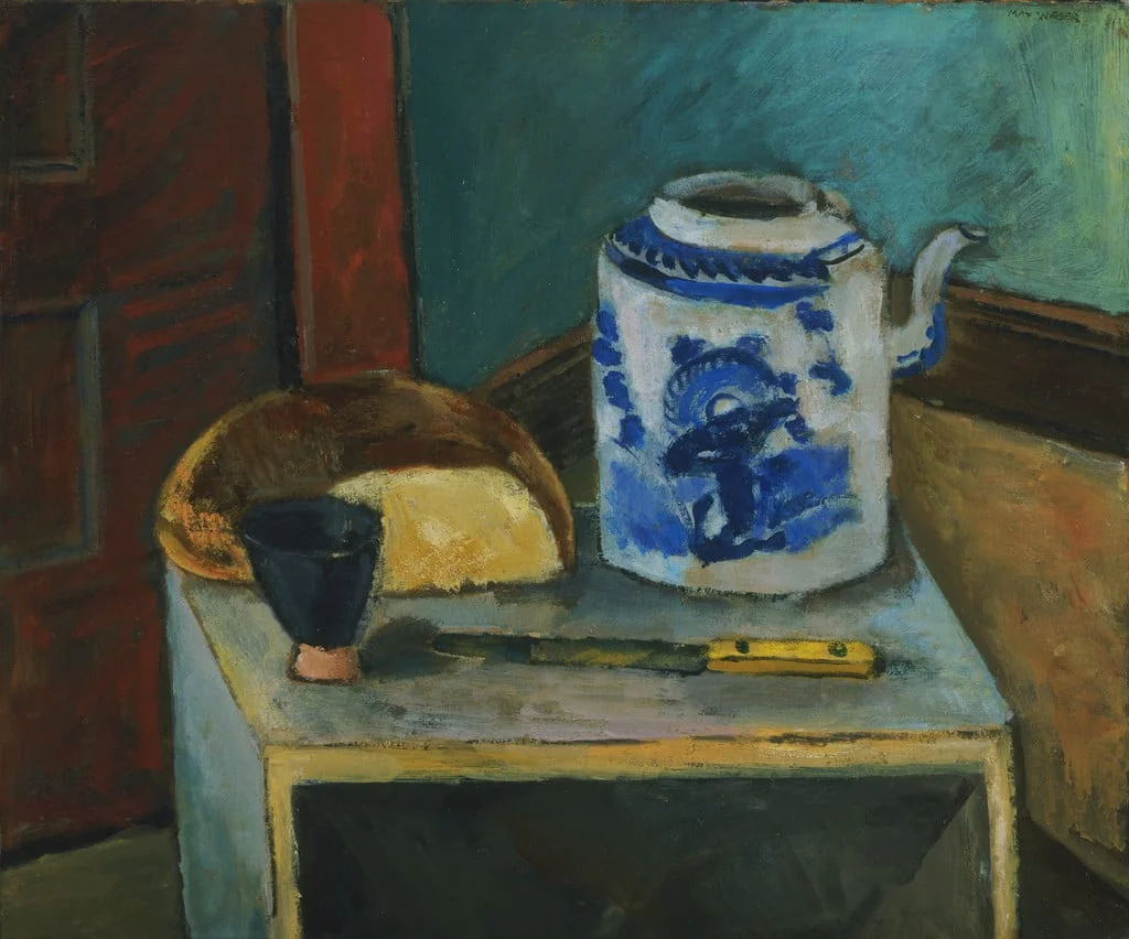 Untitled, by Max Weber, oil, 1925