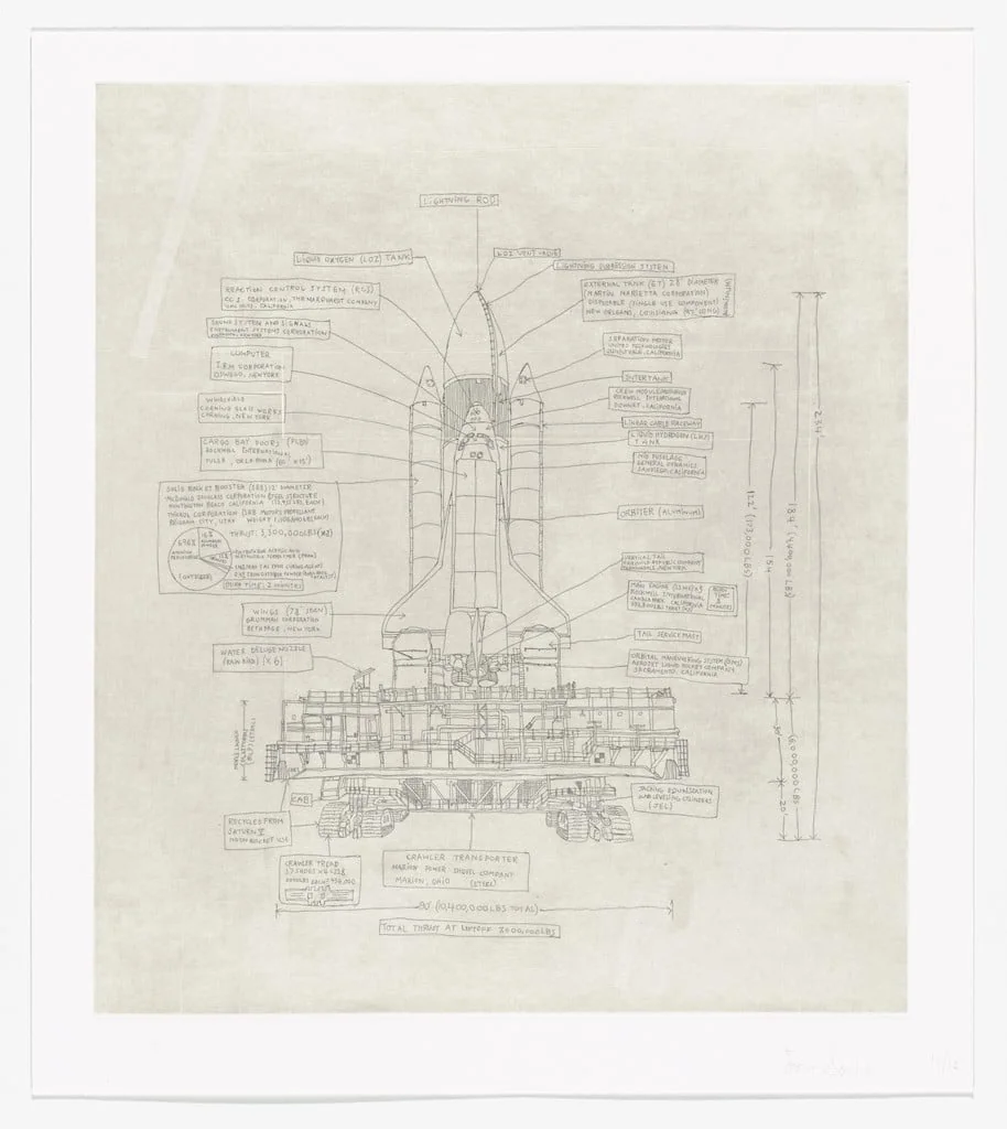 Untitled, by Tom Sachs, ink, 2013