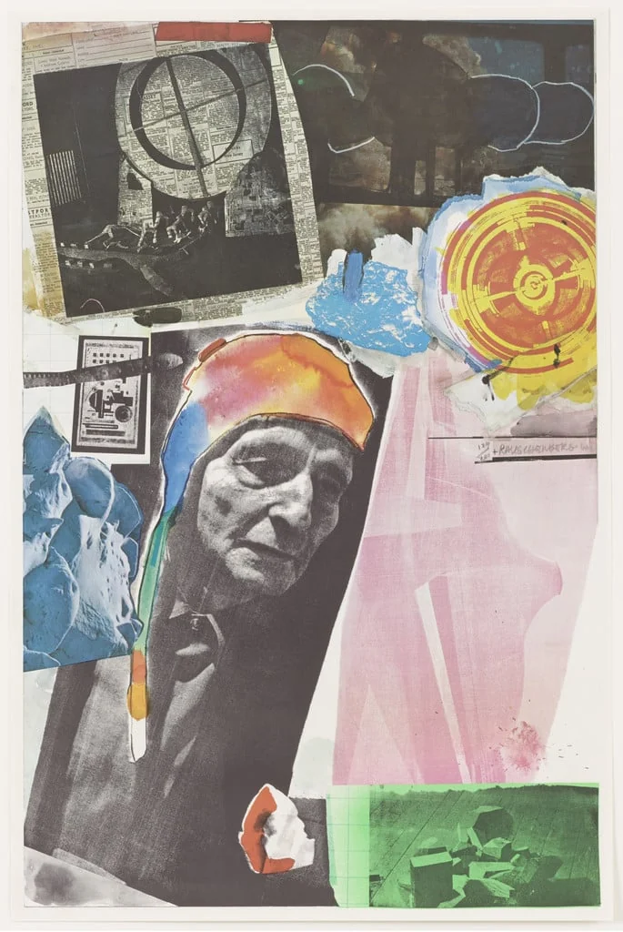 Untitled, by Robert Rauschenberg, ink, 1966