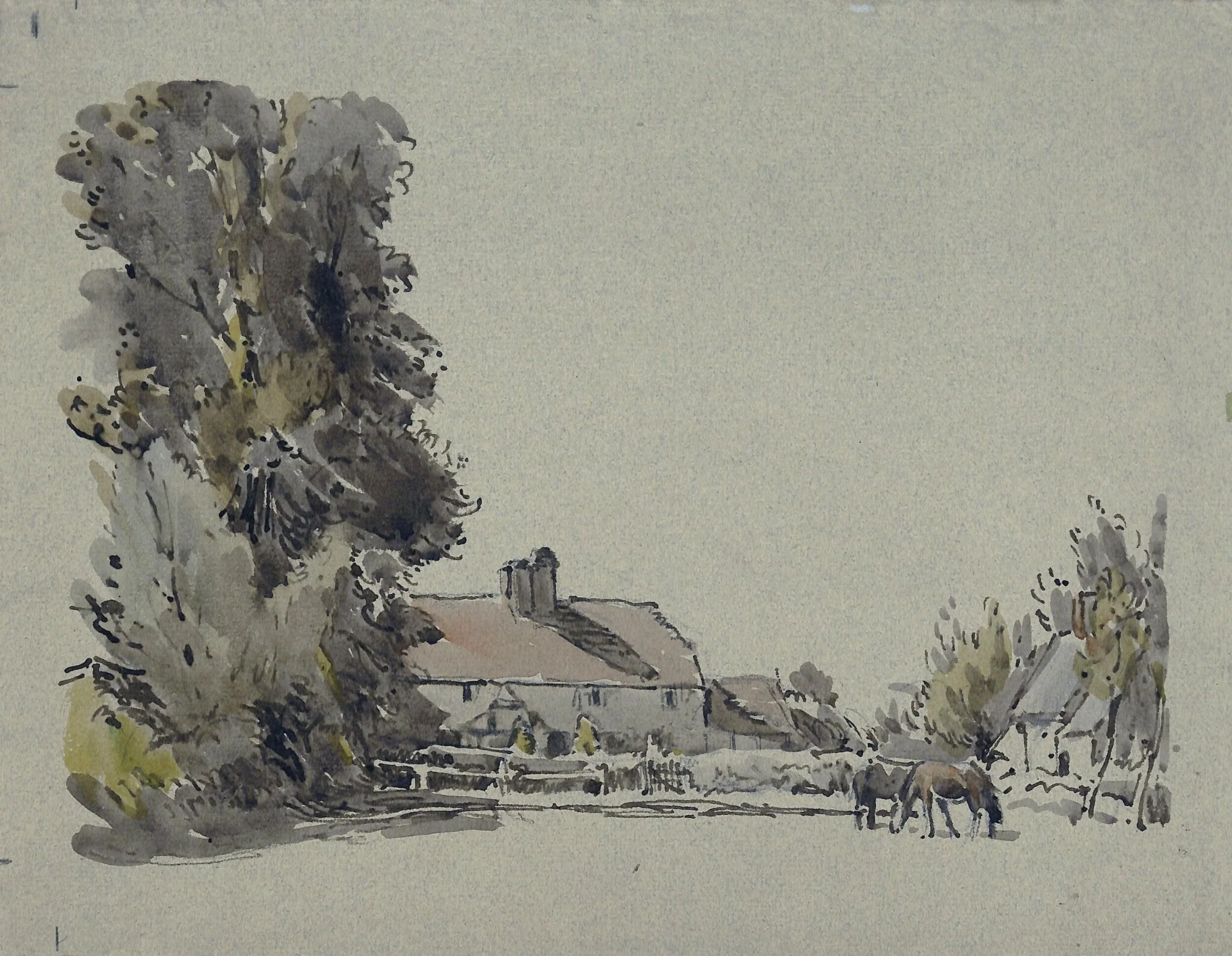 Farm and Trees