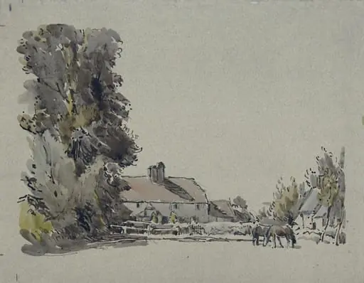 Farm and Trees
