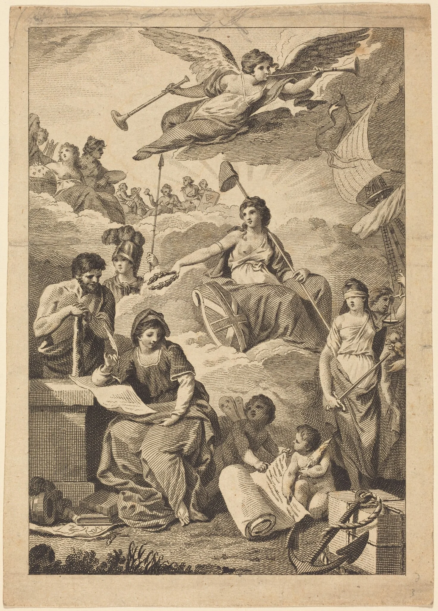 Britannia Crowning History