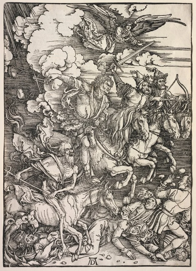 Revelation of St. John: The Four Horsemen, by Albrecht Dürer, 1511