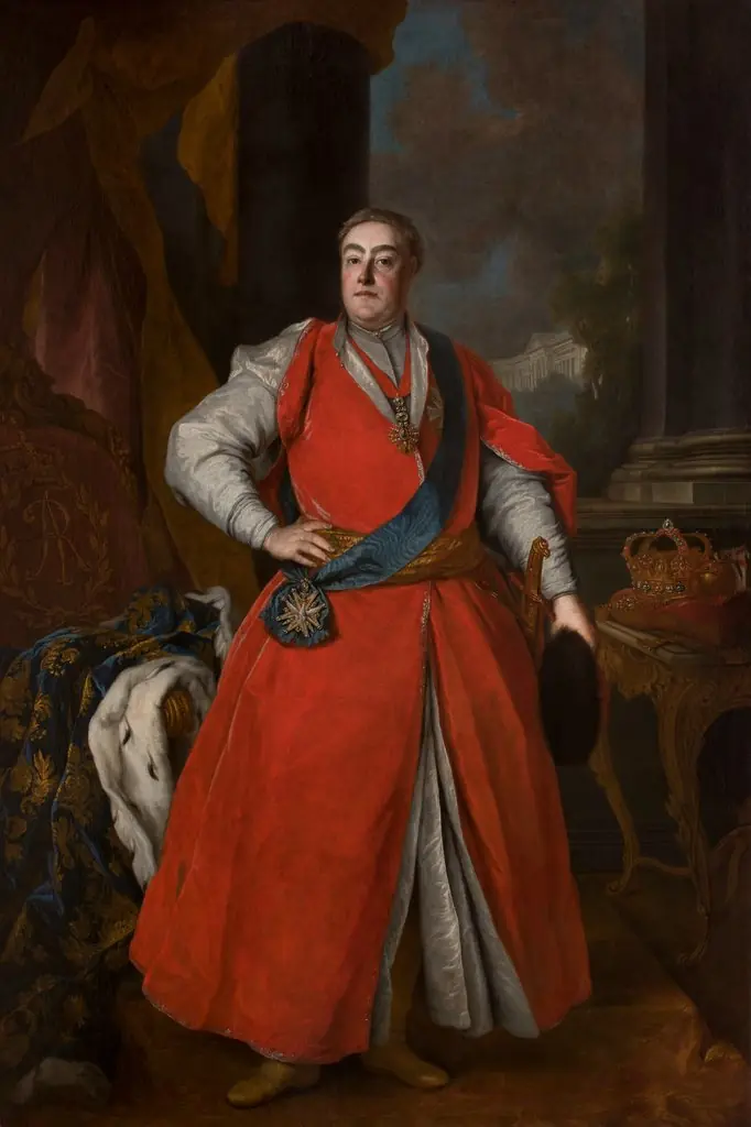 Portrait of August III the Saxon in Polish costume