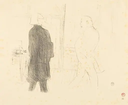 Antoine and Gémier in "Une Faillite"