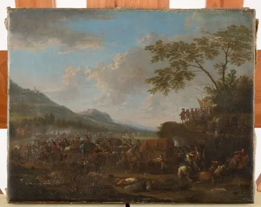 Überfall auf einen Wagenzug