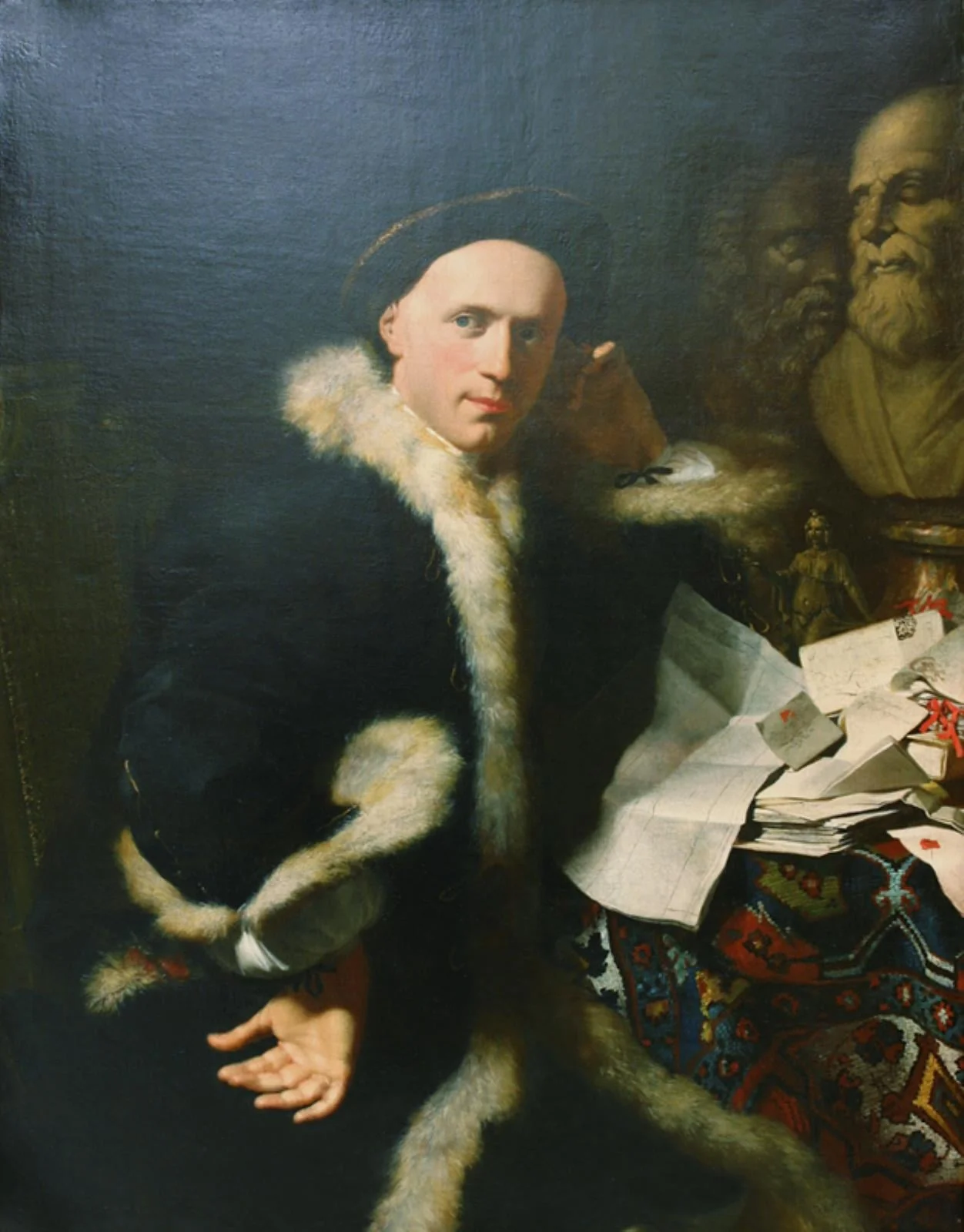 Portrait of John Lambert, by Unknown, unspecified, 1735