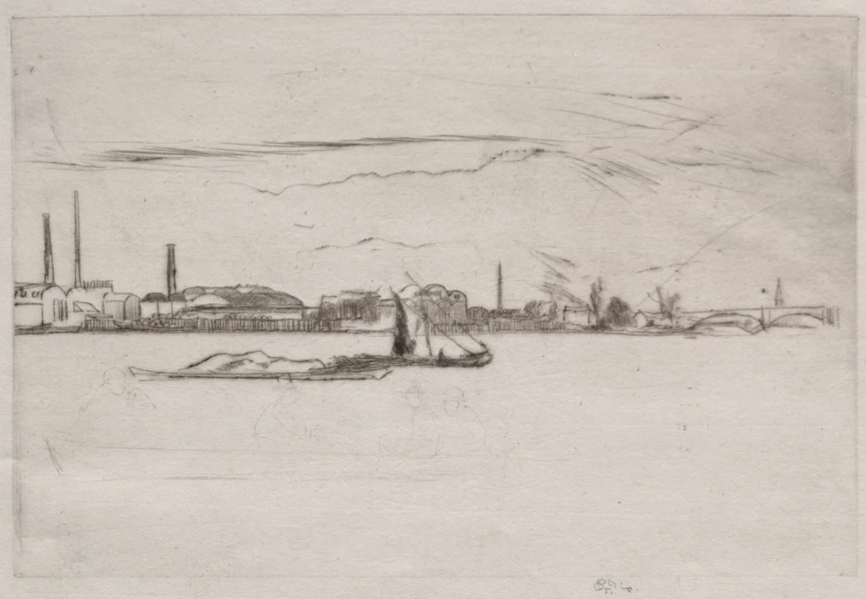 Price's Candle-Works, by James McNeill Whistler, 1876