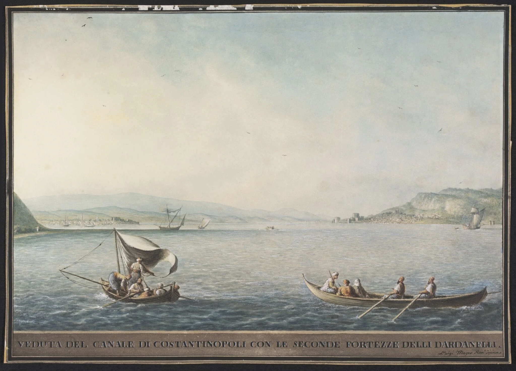 View of the Straits with the Second Fortress of the Dardanelles