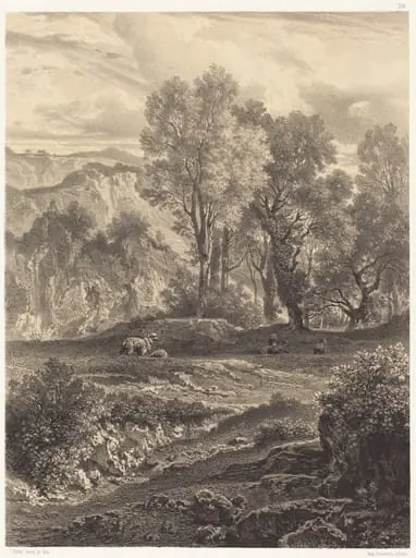 Landscape with Sheep