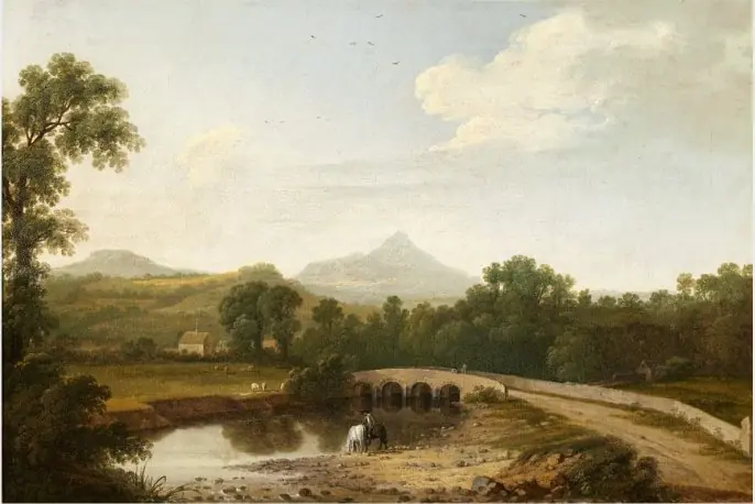 A View of Enniskerry, County Wicklow
