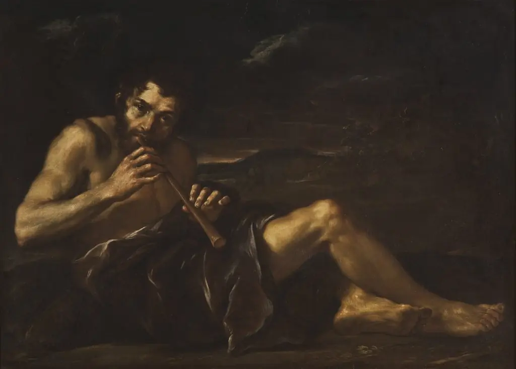 Shepherd Playing the Pipe