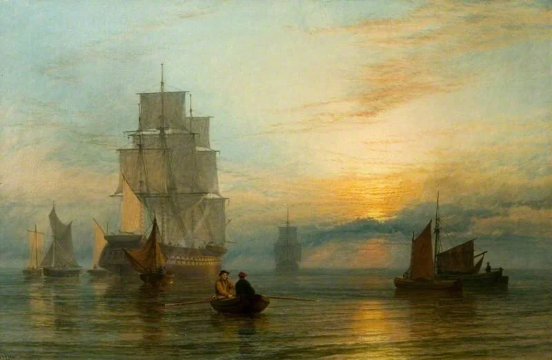 Shipping at Sunset