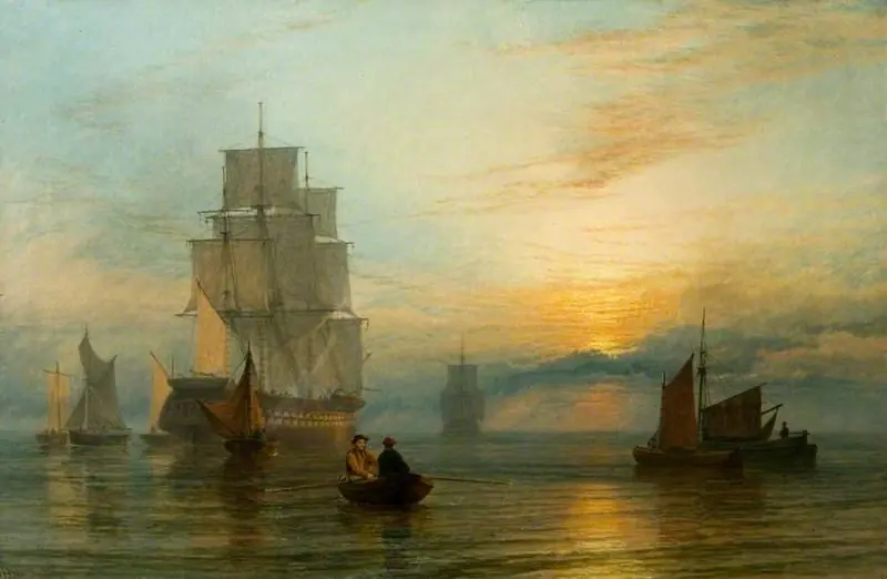Shipping at Sunset