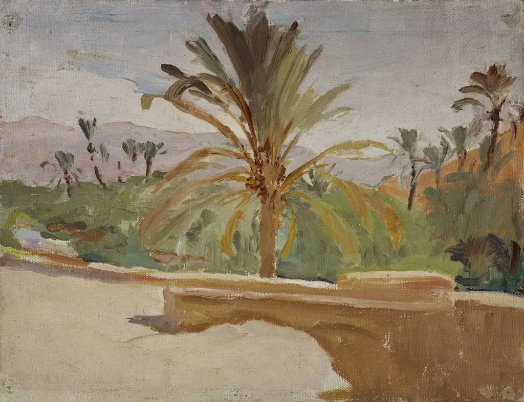 Biskra (Oasis with Palm Trees)