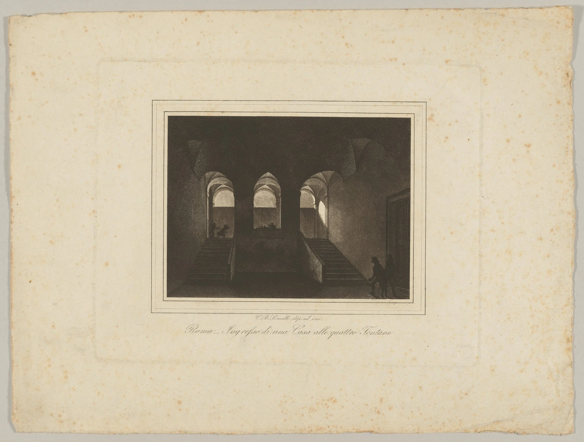 Ingresso di una Casa alle quattro Fontane (Entrance to a House at the Four Fountains)