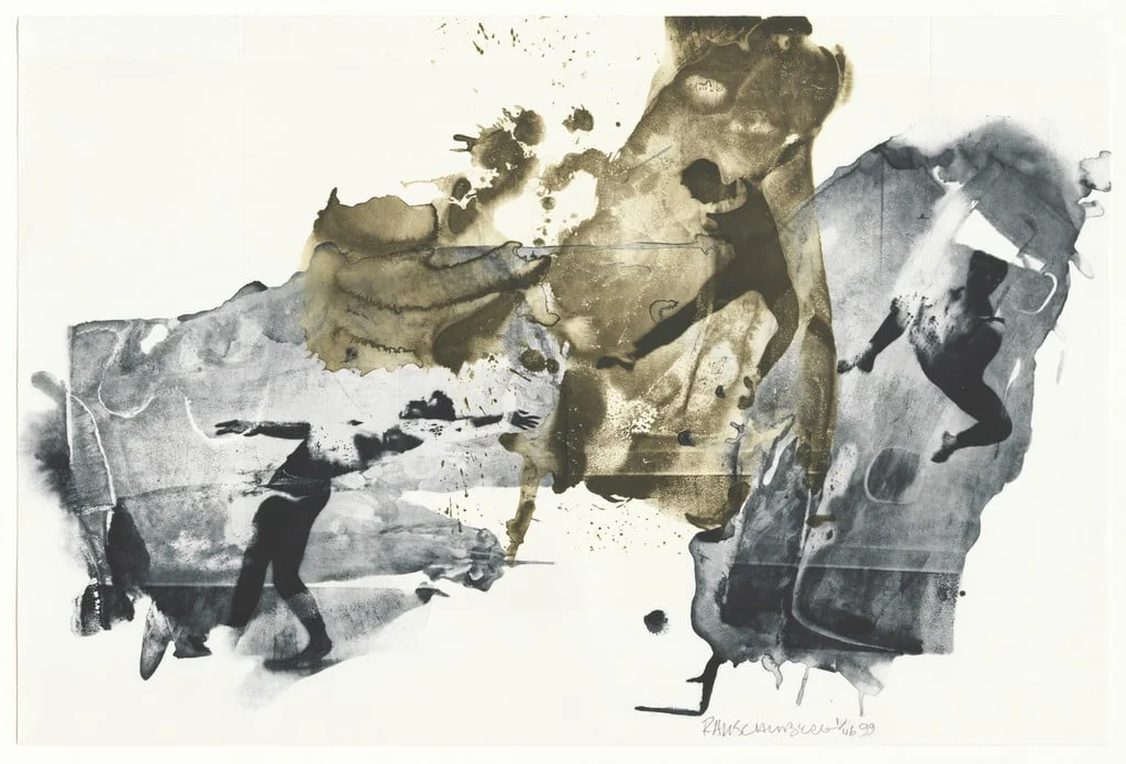 Untitled, by Robert Rauschenberg, ink, 1999