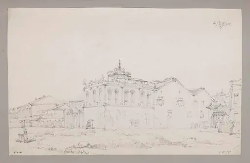 Chinqua's house, with entrance to China Street, Canton
