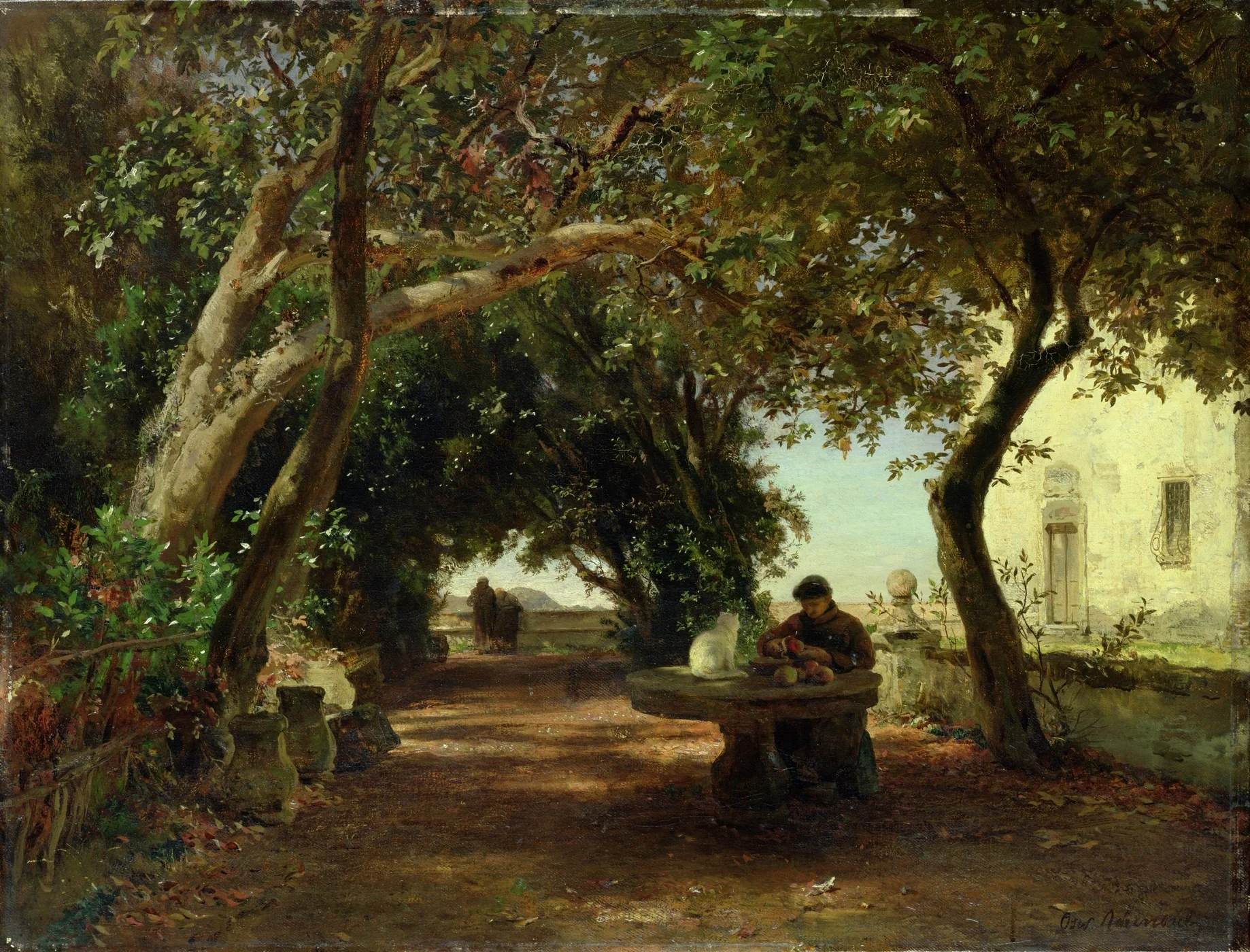 Italian monastery garden