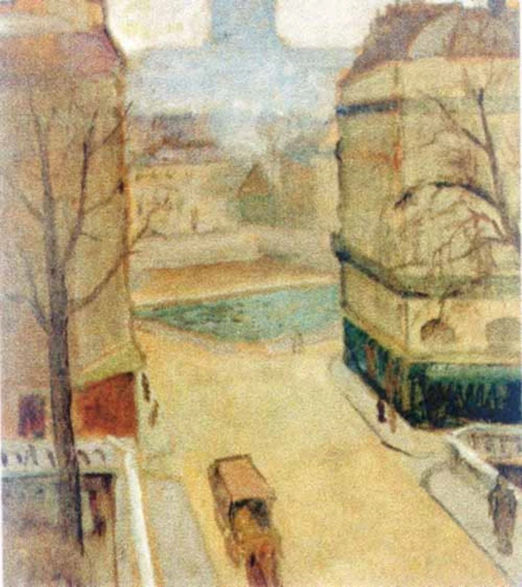 Pantheonul din Paris, by Theodor Pallady, unspecified, 1921