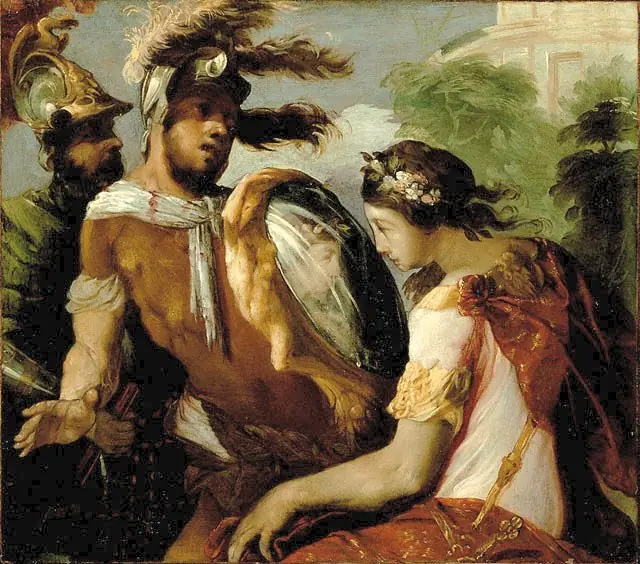 Rinaldo and the Mirror-Shield