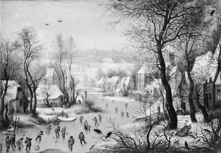 Winter Scenery, by Unknown, unspecified