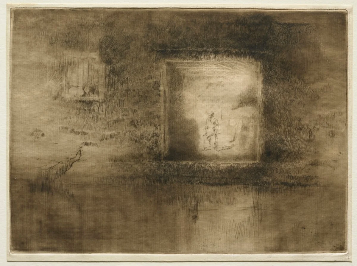 Nocturne:  Furnace, by James McNeill Whistler, 1886