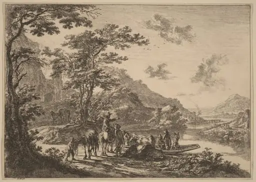 View of the Tiber in the Campagna