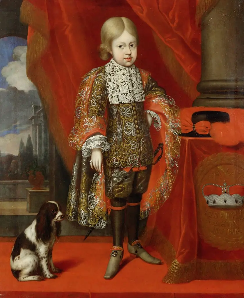 Portrait of Kaiser Joseph I. (1678-1711) at the age of six