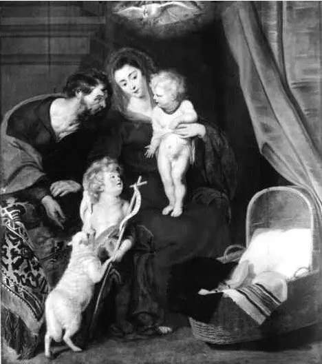 The Holy Family with John the Baptist as child