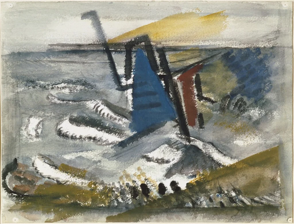 Untitled, by John Marin, watercolor, 1931