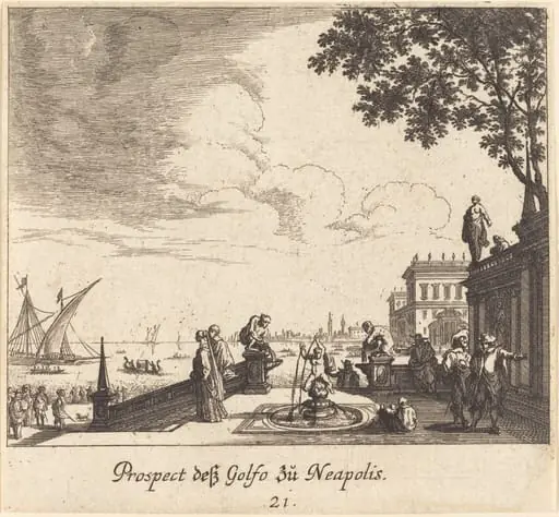 View of Gulf of Naples