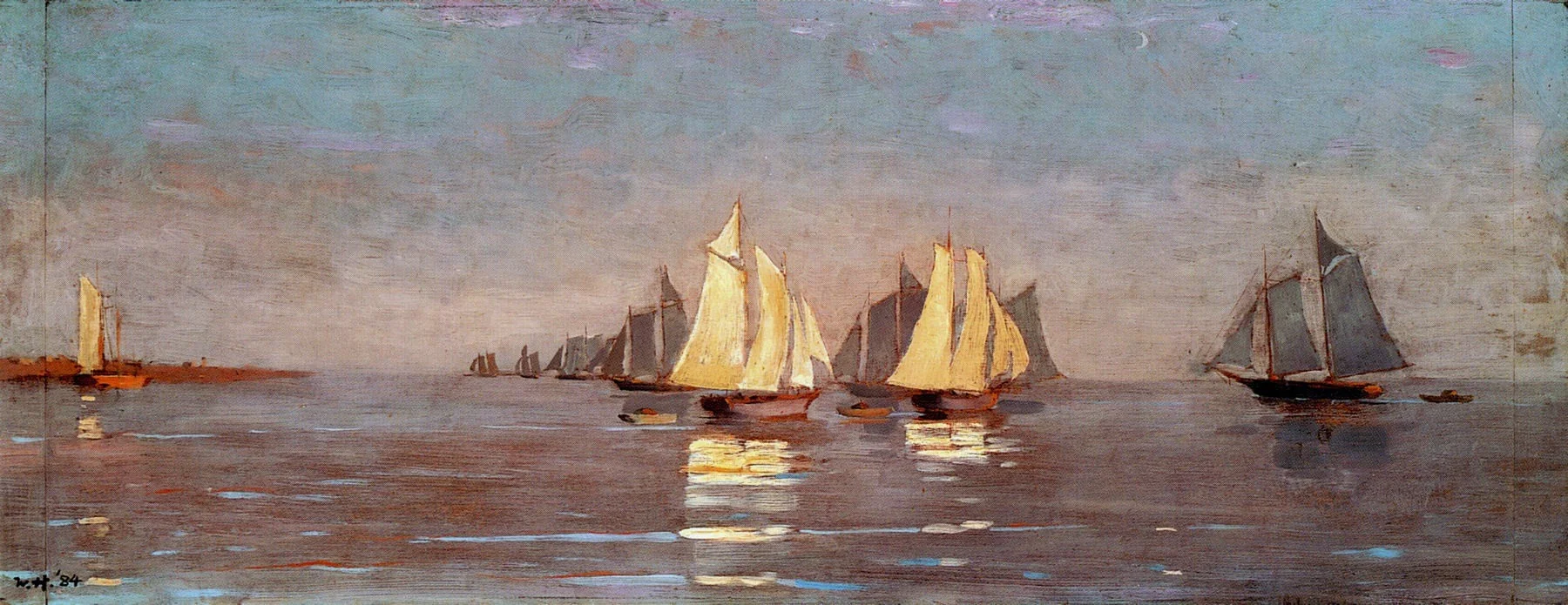 Gloucester Mackerel Fleet at Dawn