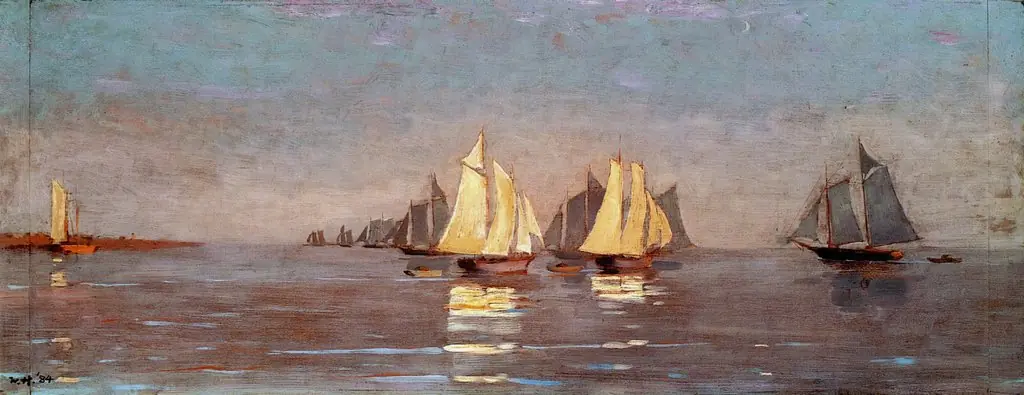 Gloucester Mackerel Fleet at Dawn