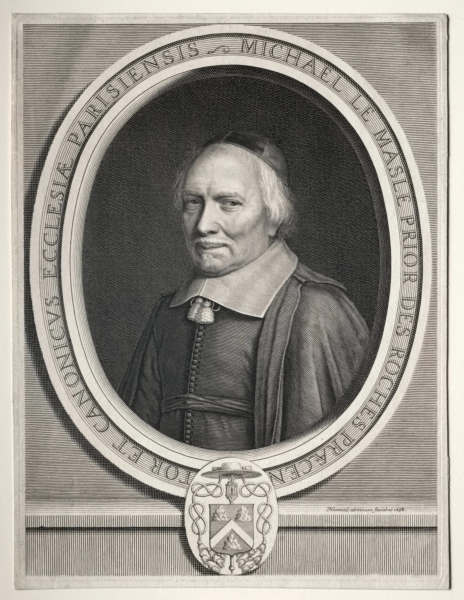 Michel le Masle, by Robert Nanteuil, 1658