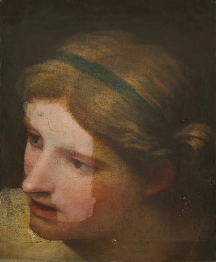 Listening Angel, by Unknown, unspecified, 1550