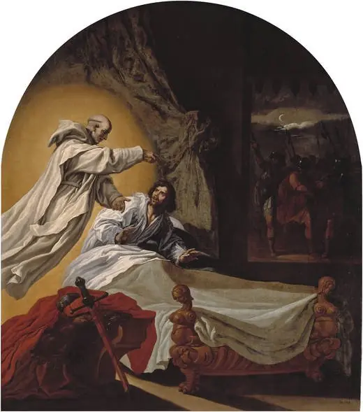 Saint Bruno Appears to Rogerio Guiscardo Count of Apulia and Calabria